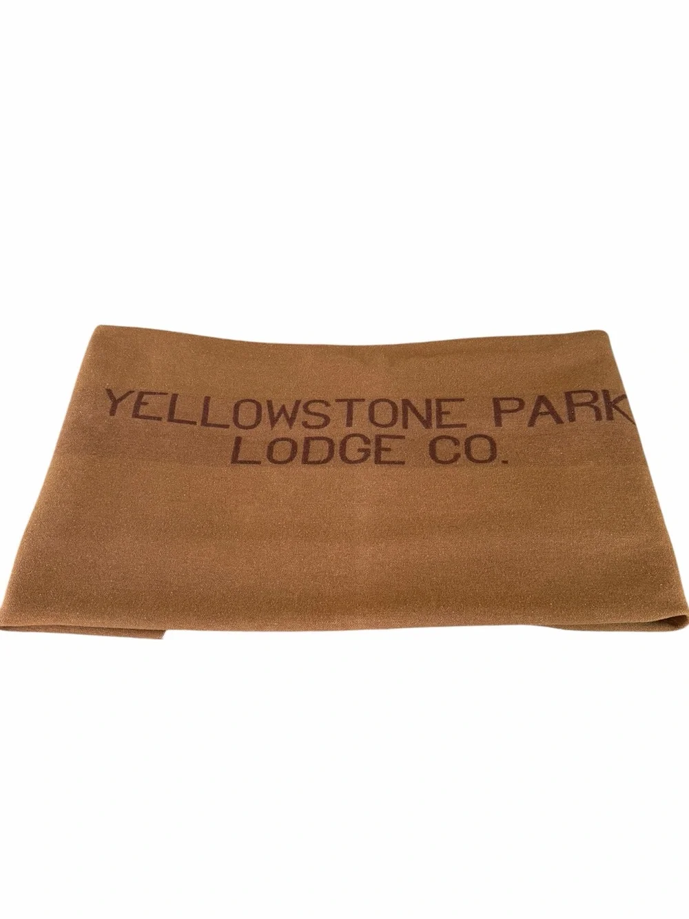 Vintage Yellowstone Park Lodge Co. Pendleton Wool Camp Blanket 1930s 56x74 RARE